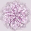 Mandala, spirograaf met roodtinten van Rietje Bulthuis thumbnail