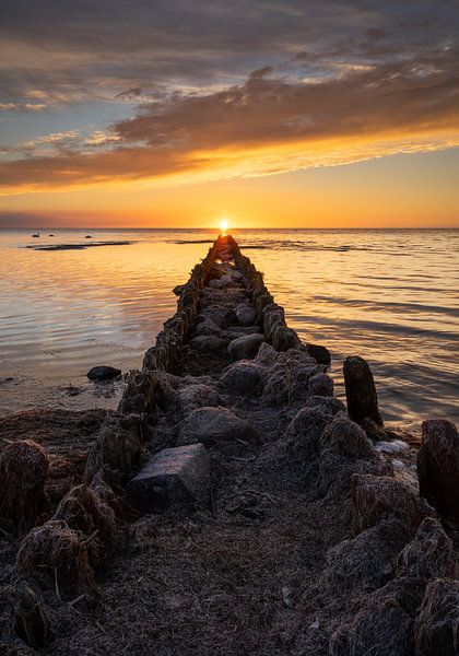 Perfecte zonsondergang van Melvin Jonker