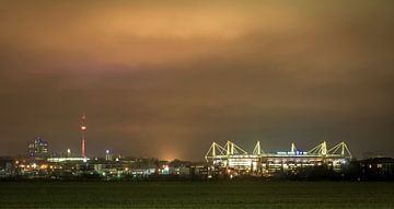 De skyline van Dortmund van Johnny Flash