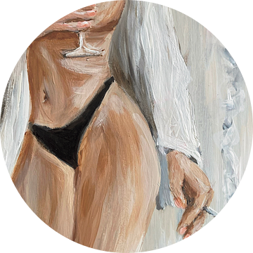 Chill and Smoke van Krista Kitsz Art