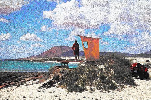 Dunas de Corralejo (Fuerteventura) | Van-Gogh-Stil