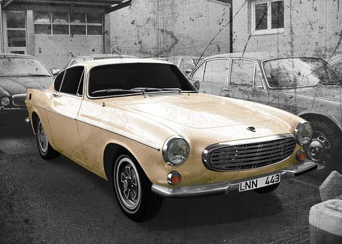 Volvo P1800 in antique-beige