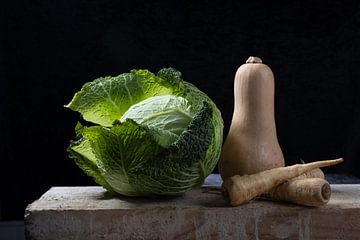 Portrait de légumes sur natascha verbij