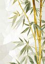 Bamboo Abstract Gold Decor by Morgan thumbnail
