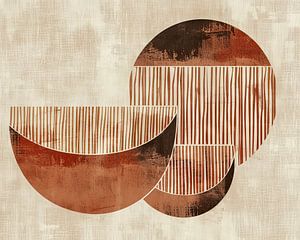 Natürlicher Minimalist auf Leinen