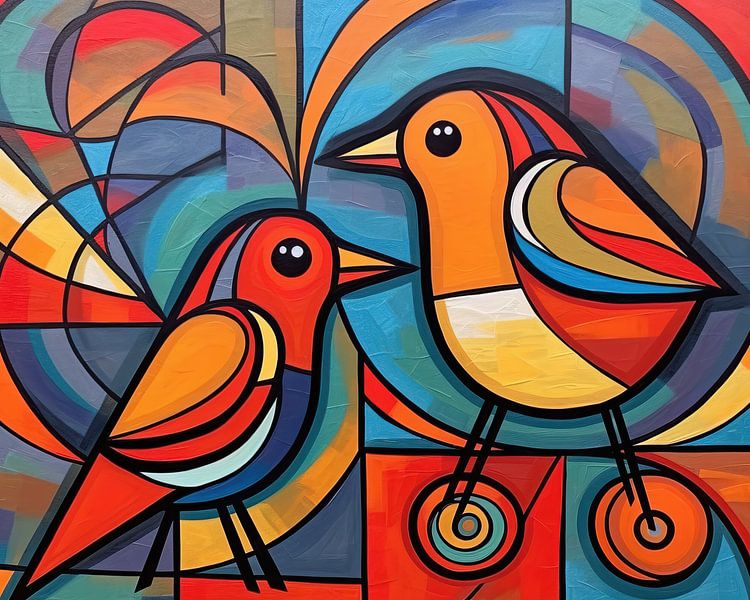 Fluttering in colour by ARTEO Paintings