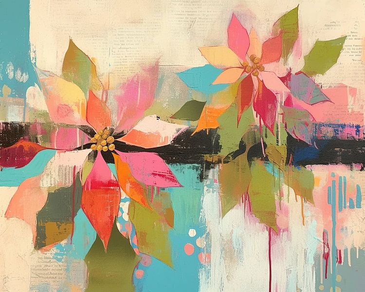 Flower by Abstract Painting
