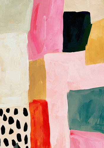 Colour Harmonies – Abstract Composition