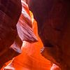 Spektakuläre Formen in Antelope Canyon, USA von Rietje Bulthuis