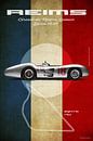 Mercedes W196 Streamline Reims Vintage by Theodor Decker thumbnail