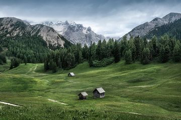 Alpenlandschap op de Piazza van Prato van Stefano Orazzini