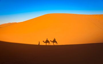 Wanderung durch die Wüste, Marokko von Rietje Bulthuis