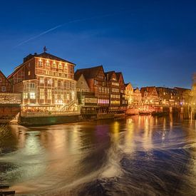 Lüneburg old town in the evening. by Voss Fine Art Fotografie
