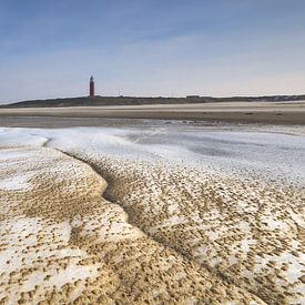 Stille Winterküste auf Texel von Ad Jekel
