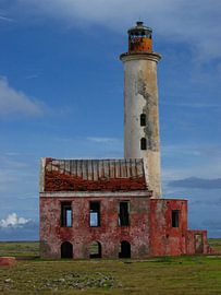 Vuurtoren op Klein Curaçao by Ronald Gorter