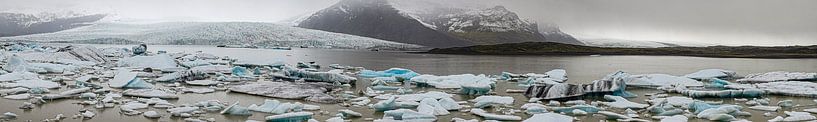 jokulsarlon panorama by Stefan Havadi-Nagy