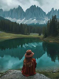 Blick im Herbst über die Landschaft