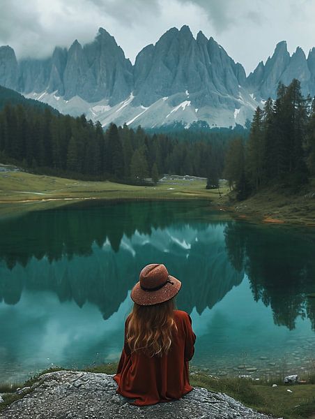 Blick im Herbst über die Landschaft von fernlichtsicht