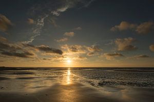 Sunset beach Terschelling sur Waterpieper Fotografie