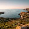 Magnifique coucher de soleil dans la baie de Ghajn Tuffieha à Malte sur Ylenia Di Pietra