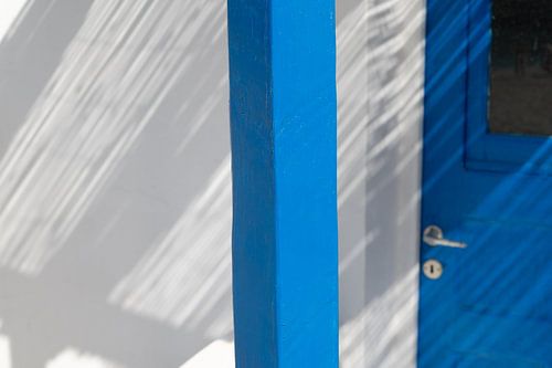 Griekse blauw met wit zomerschaduw