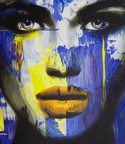 Just Face 900 3 D - Deep Blue - Series 2018 by Team W 32 Gallery