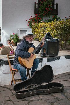 Straatmuzikant met passie van Xander Broekhuizen