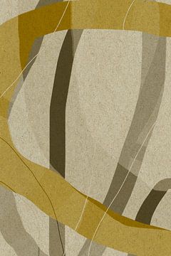 Moderne abstracte vormen en lijnen nr.5 van Dina Dankers