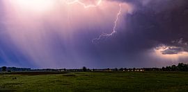 Intense Lightning over Holland Fields 2. by Jelle Bakker