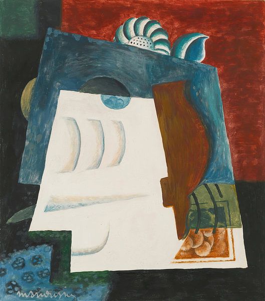Louis Marcoussis - Stillleben mit Umschlag von Peter Balan