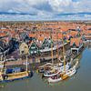 Aerial photo: Pieperrace Volendam (Harbour) by Pascal Fielmich