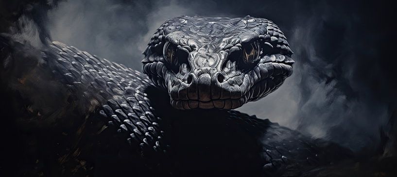 Hyperrealistische Schlange von ARTEO Gemälde