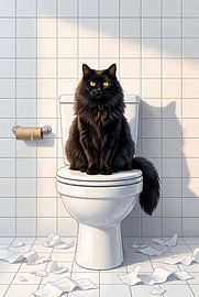 Bathroom Cat-astrophe sur J.O. Han