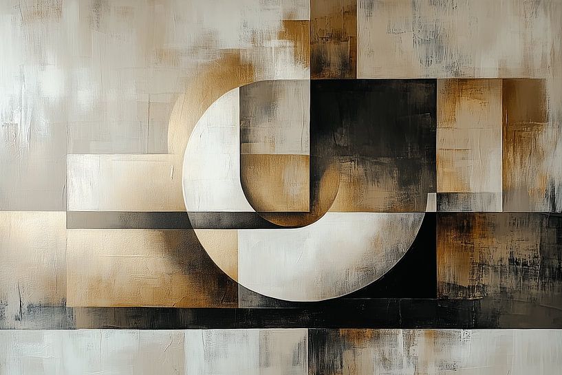 Golden Abstraction by Lisanne Elzinga