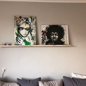 Photo de nos clients: Jimi Hendrix Modern Art par Felix von Altersheim, sur toile