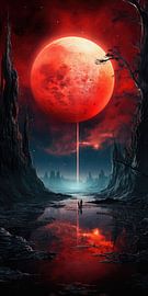 Digital created bizarre fairy tale landscape on alien planet by Art Bizarre