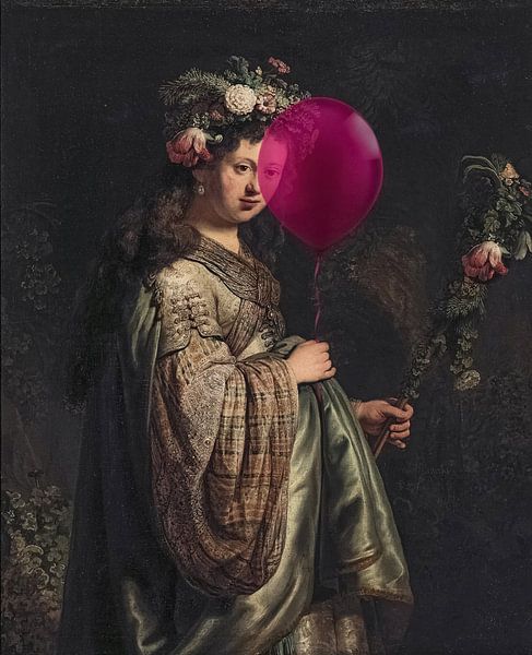 Ballon Flora (vtwonen & Design beurs 2022) van Gisela- Art for You