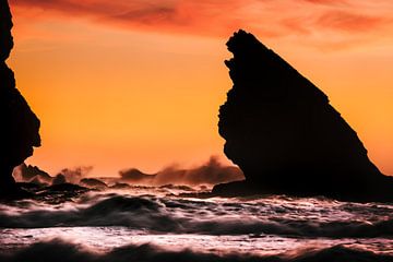 Zonsondergang bij de oceaan van Pitkovskiy Photography|ART