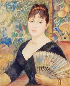 Frau mit Fächer, Renoir (1886)