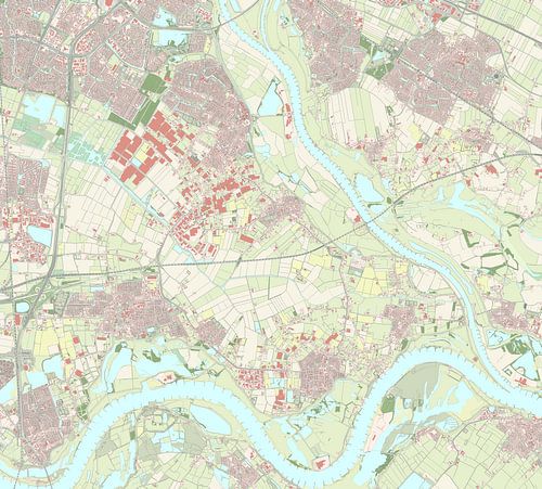 Kaart van Lingewaard