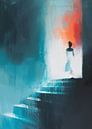 Abstract figure painting | Pathfinder by Eye catching paintings thumbnail