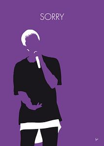 No231 MY JUSTIN Minimal Music Poster von Chungkong Art