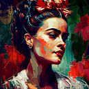 Portret Color & lines van Bianca ter Riet thumbnail