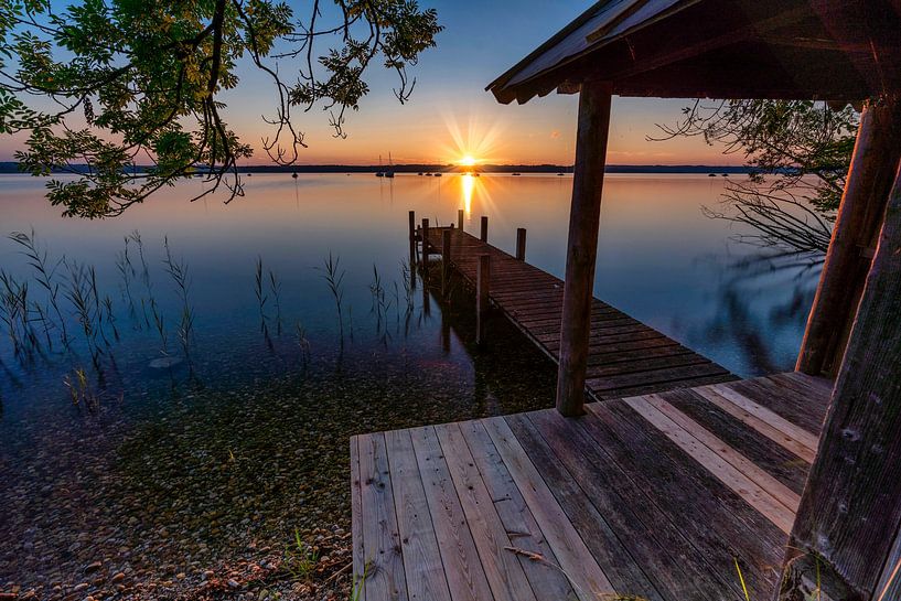 Meer van Starnberg van Einhorn Fotografie