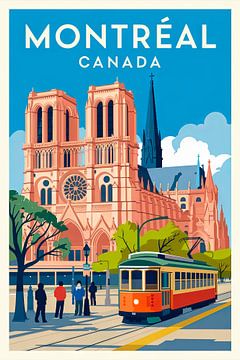 Montréal, Canada. by Poster Art Shop
