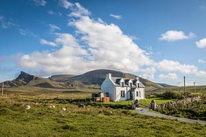 Einsames Cottage im Norden der Trotternish-Halbinsel, Skye