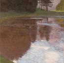Ein Morgen am Teich, Gustav Klimt von Meesterlijcke Meesters Miniaturansicht