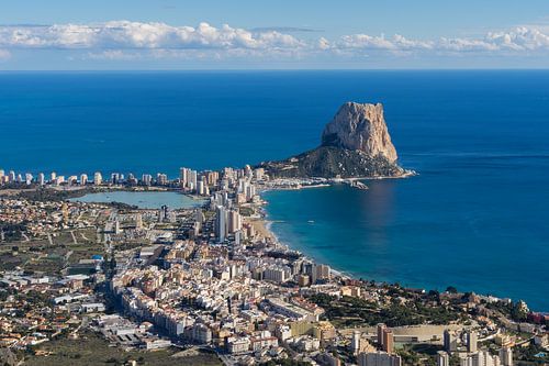 Peñón de Ifach and the coastal town of Calpe