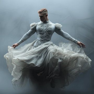 Danseuse de ballet gracieuse sur Ton Kuijpers