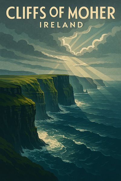 Falaises de Moher Irlande Majesté côtière par Travel Shop